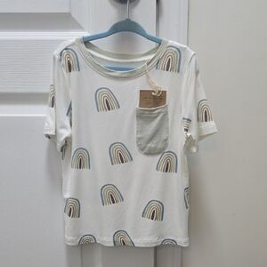 Kyte Baby Aloe Rainbow Pocket Tee